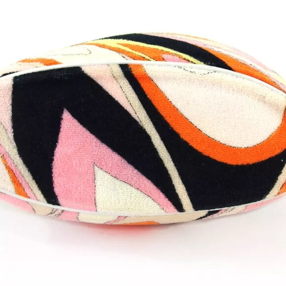 EMILIO PUCCI Tote Bag Pucci (handle) white pink pile ?~ Leather used T18697 - Picture 5 of 9